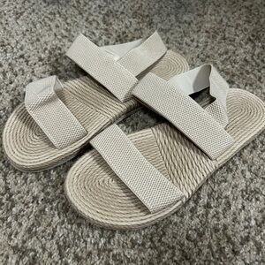 SHEIN Beige Strappy Sandals